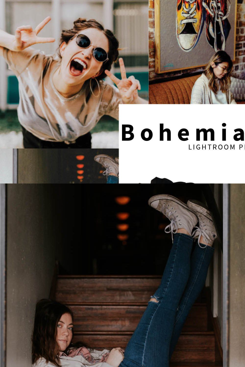 10 Bohemian Film Lightroom Presets pinterest preview image.