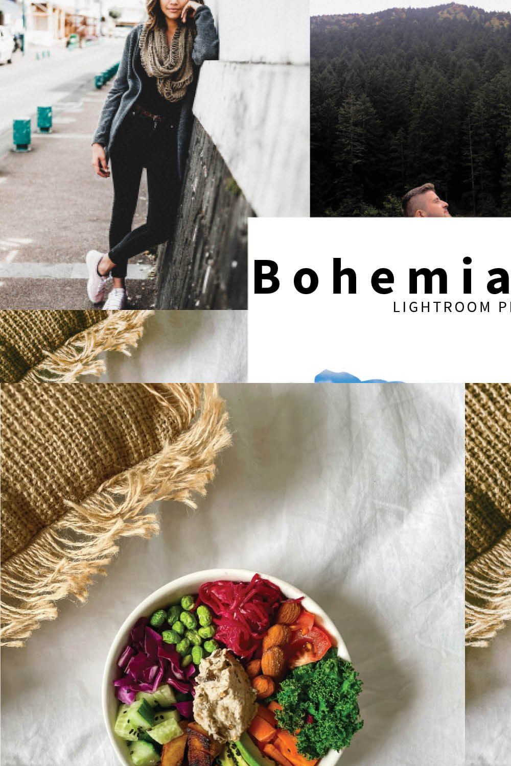 10 Bohemian Film Lightroom Presets pinterest preview image.