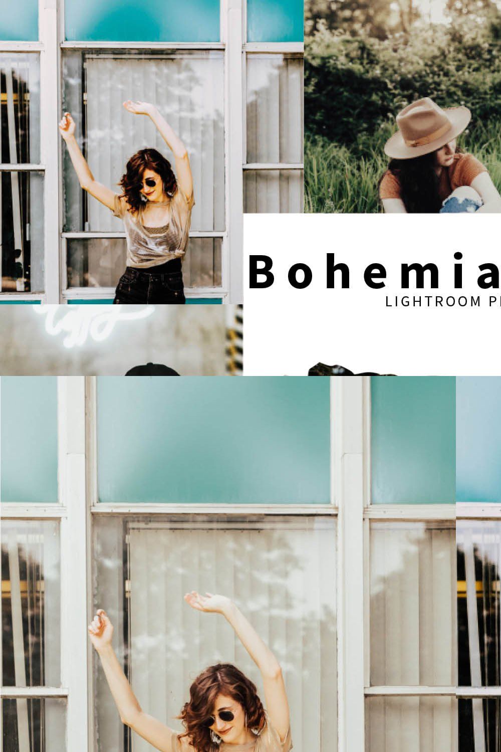 10 Bohemian Film Lightroom Presets pinterest preview image.