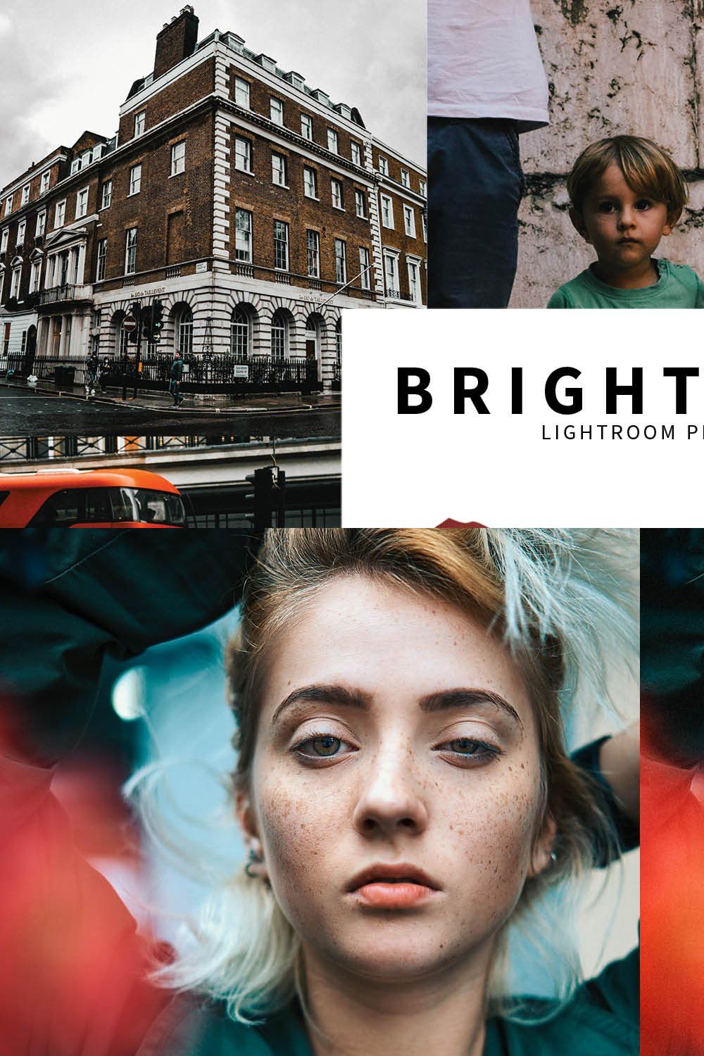 10 Bright Film Lightroom Presets pinterest preview image.