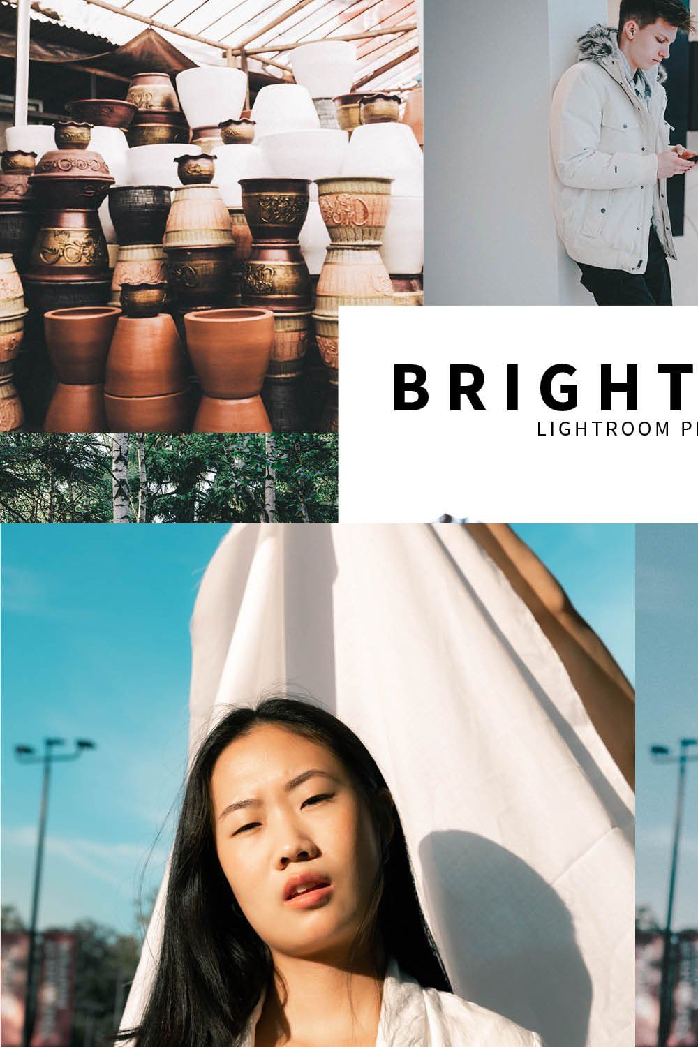 10 Bright Film Lightroom Presets pinterest preview image.