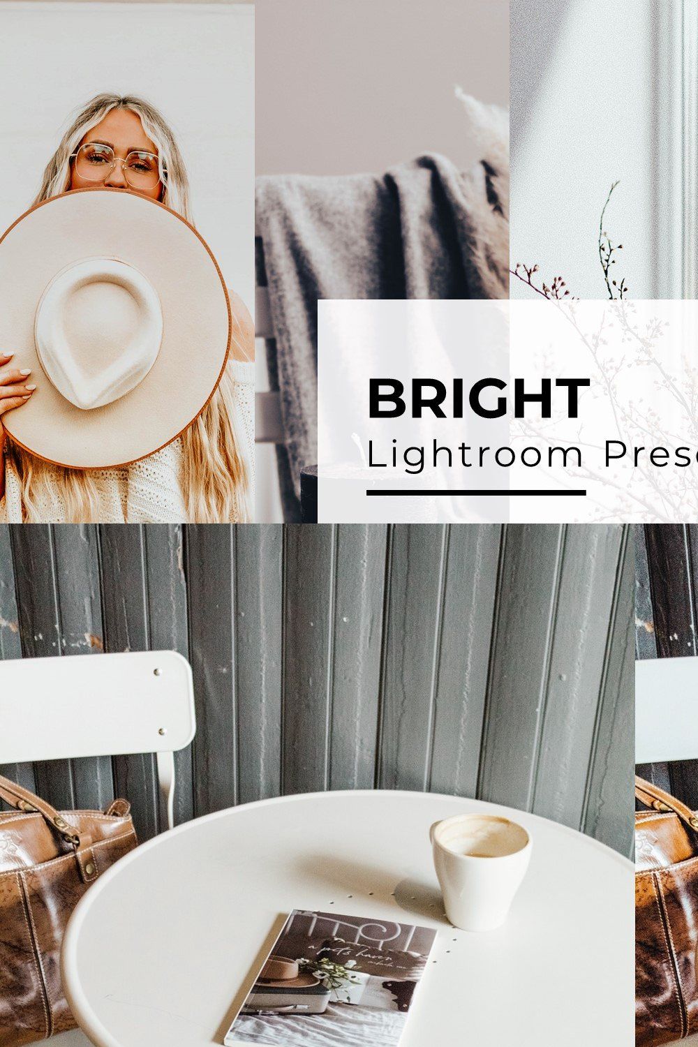 10+ Bright Lightroom Presets pinterest preview image.