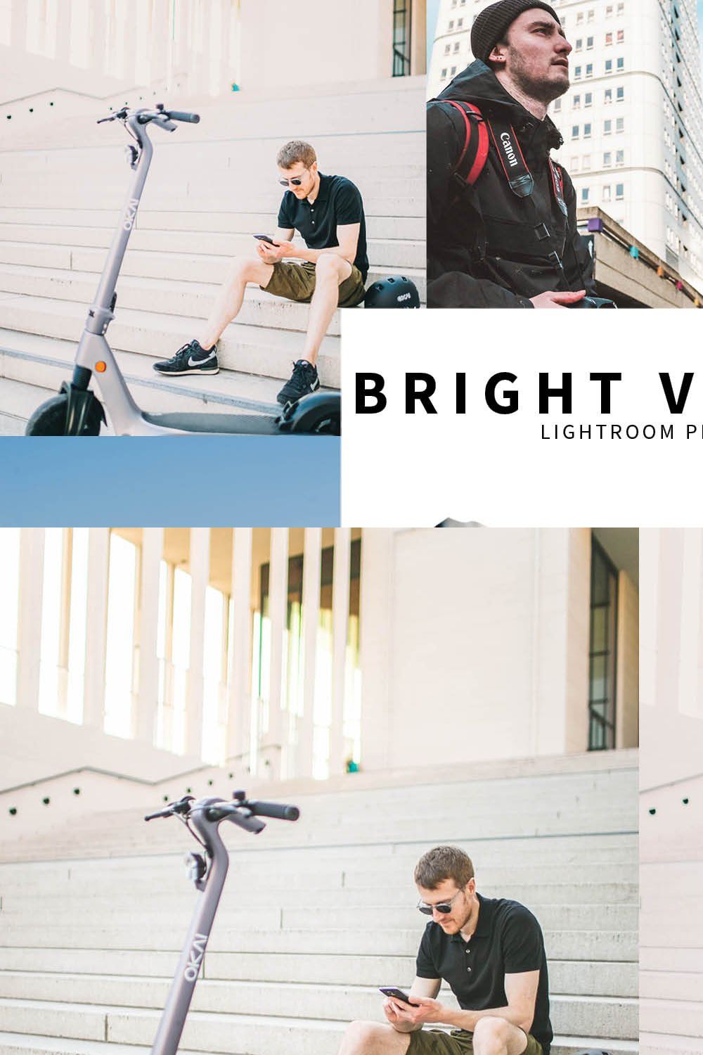 10 Bright Vibrant Lightroom Presets pinterest preview image.