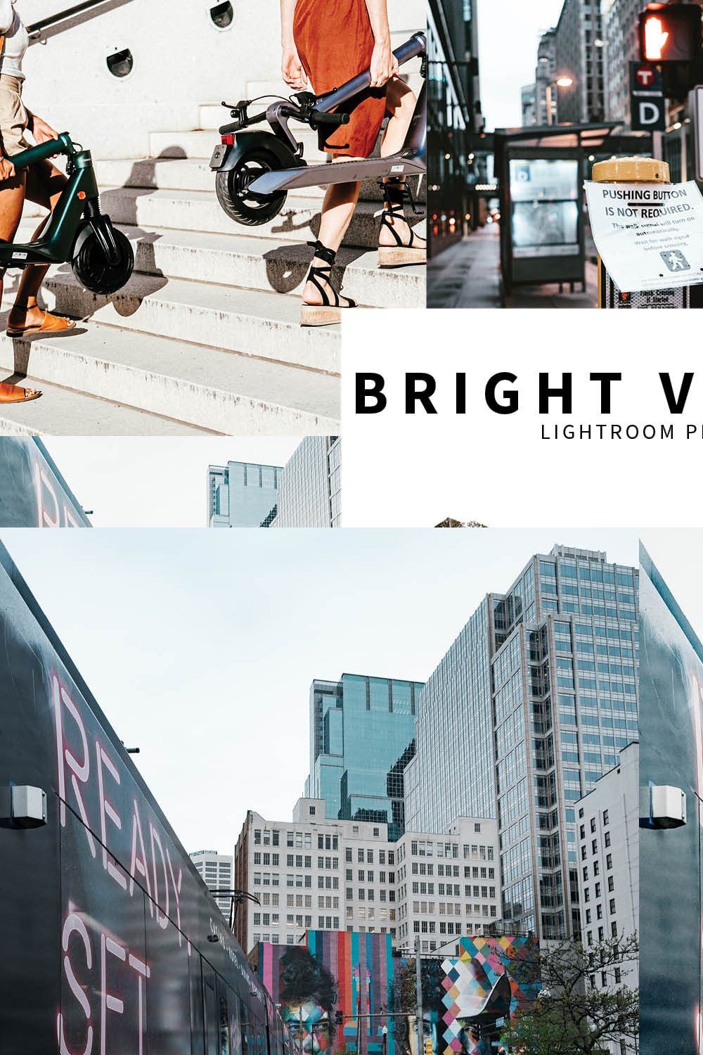 10 Bright Vibrant Lightroom Presets pinterest preview image.