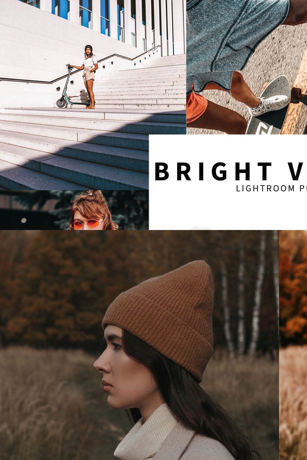 10 Bright Vibrant Lightroom Presets pinterest preview image.