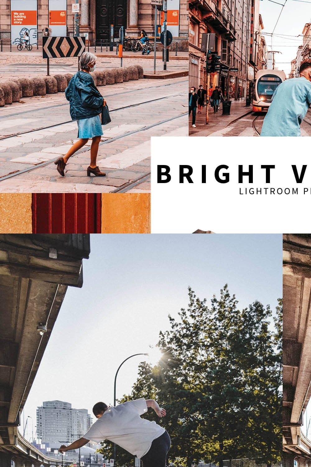 10 Bright Vibrant Lightroom Presets pinterest preview image.