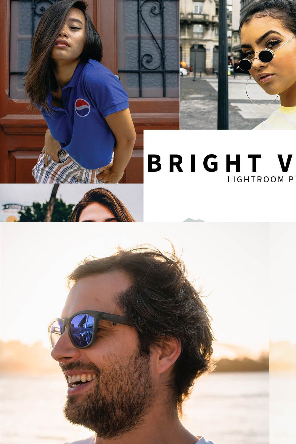 10 Bright Vibrant Lightroom Presets pinterest preview image.