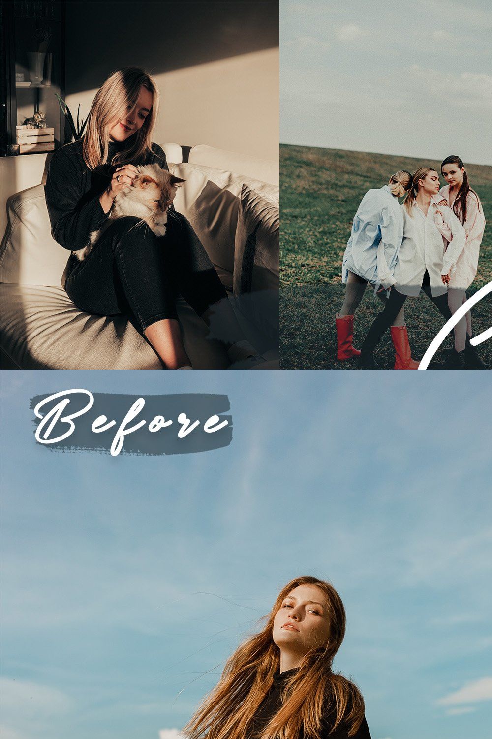 10 Chic Lightroom Presets pinterest preview image.