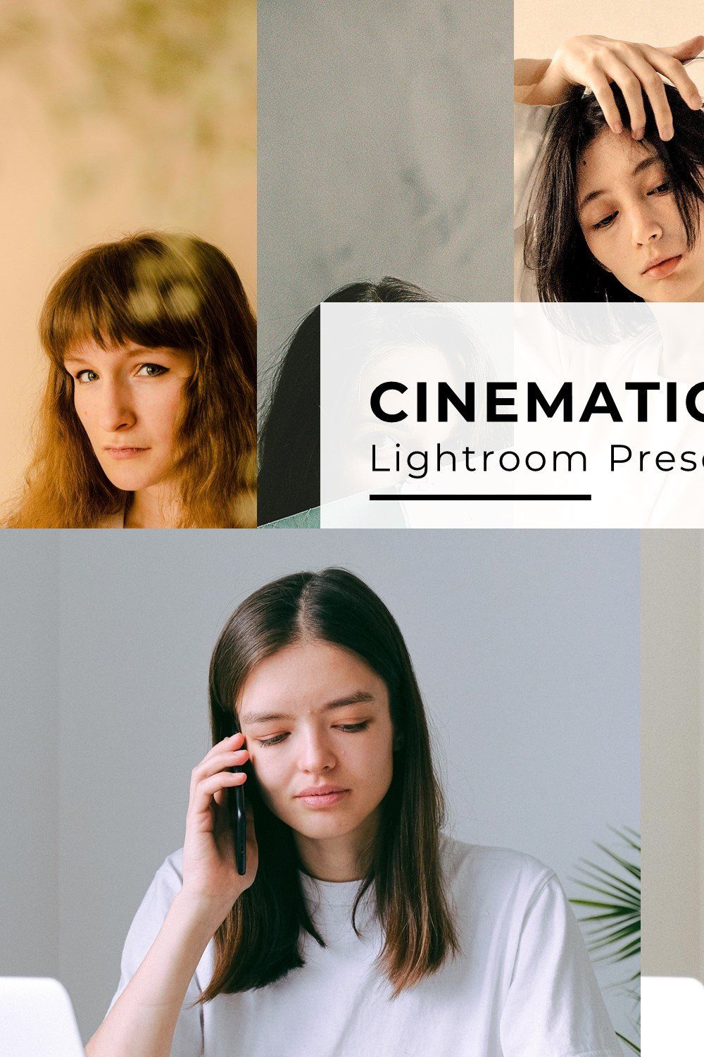 10+ Cinematic Film Lightroom Presets pinterest preview image.