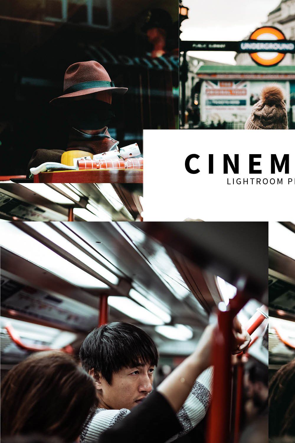 10 Cinematic Lightroom Presets pinterest preview image.