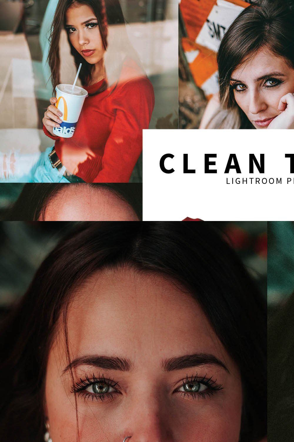 10 Clean Tones Lightroom Presets pinterest preview image.