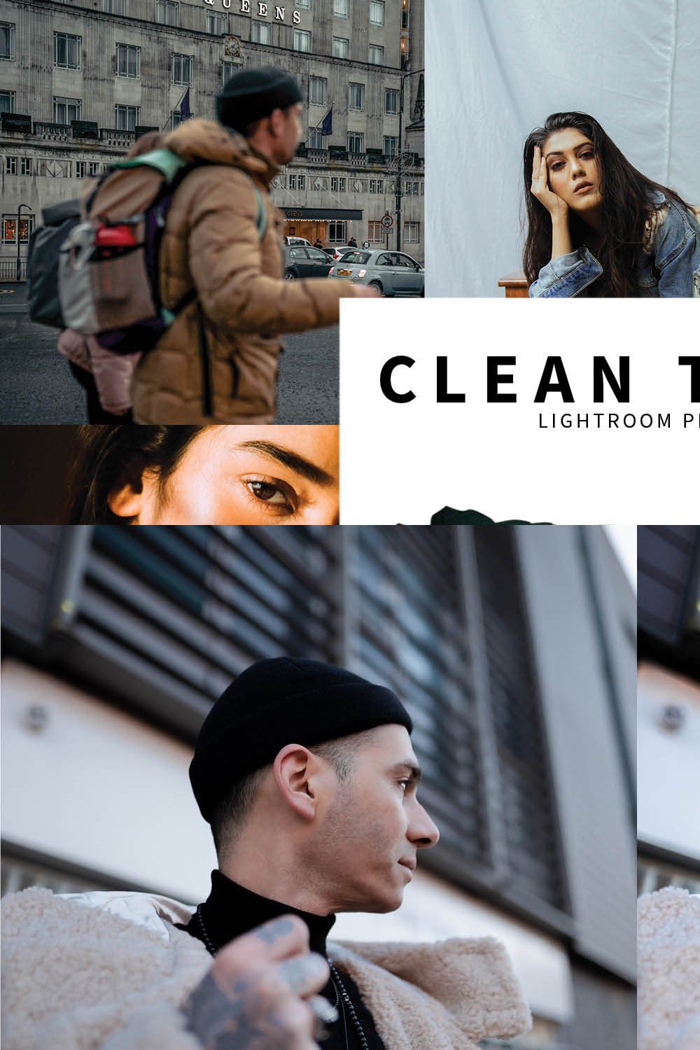 10 Clean Tones Lightroom Presets pinterest preview image.