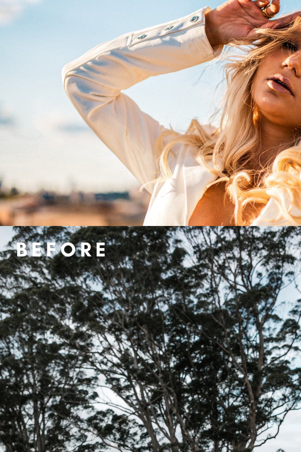 10 Clothing Lightroom Presets pinterest preview image.