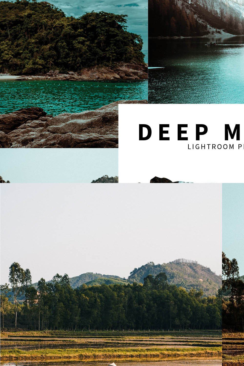 10 Deep Moody Lightroom Presets pinterest preview image.