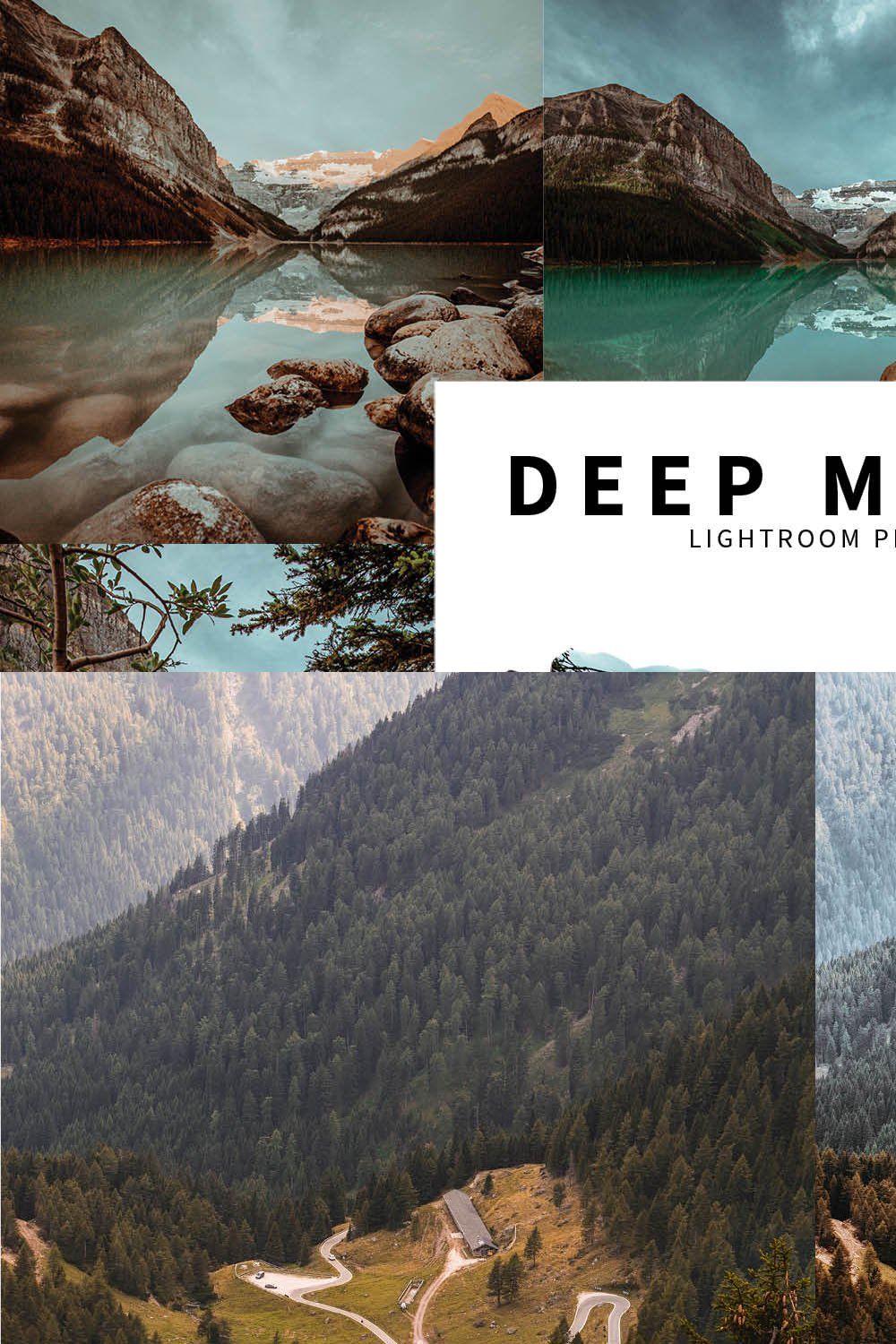 10 Deep Moody Lightroom Presets pinterest preview image.