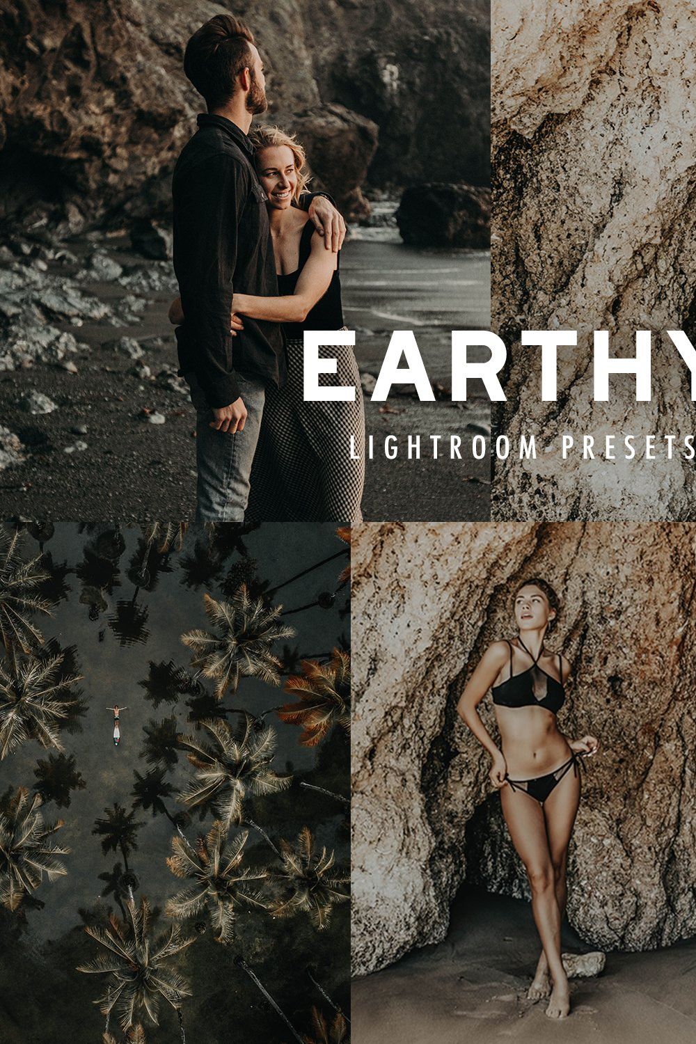 10 EARTHY TONES LIGHTROOM PRESETS pinterest preview image.