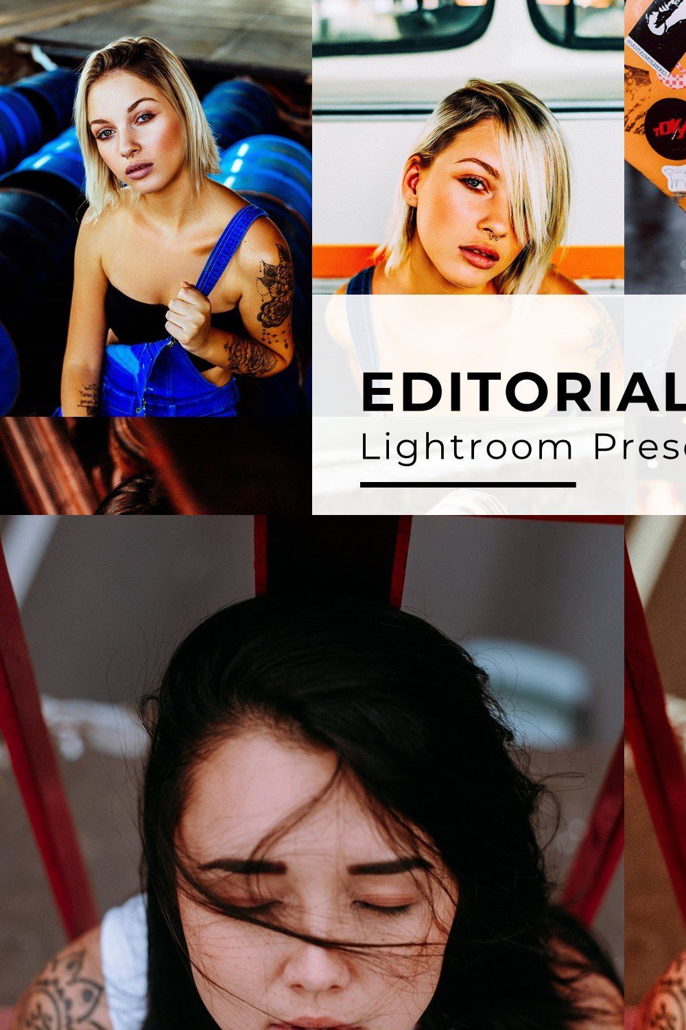 10 Editorial Lightroom Presets pinterest preview image.