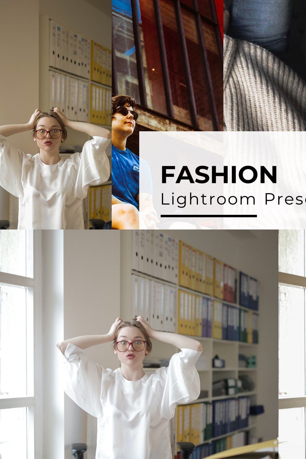 10+ Fashion Lightroom Presets pinterest preview image.