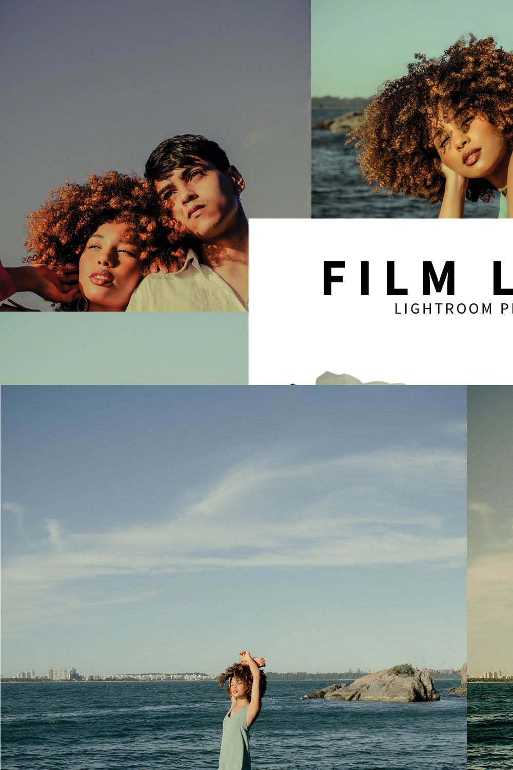 10 Film Look Lightroom Presets pinterest preview image.