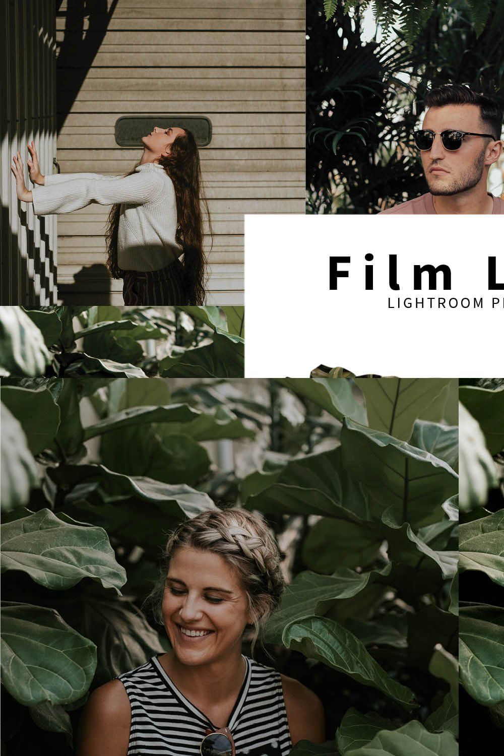 10 Film Look Lightroom Presets pinterest preview image.