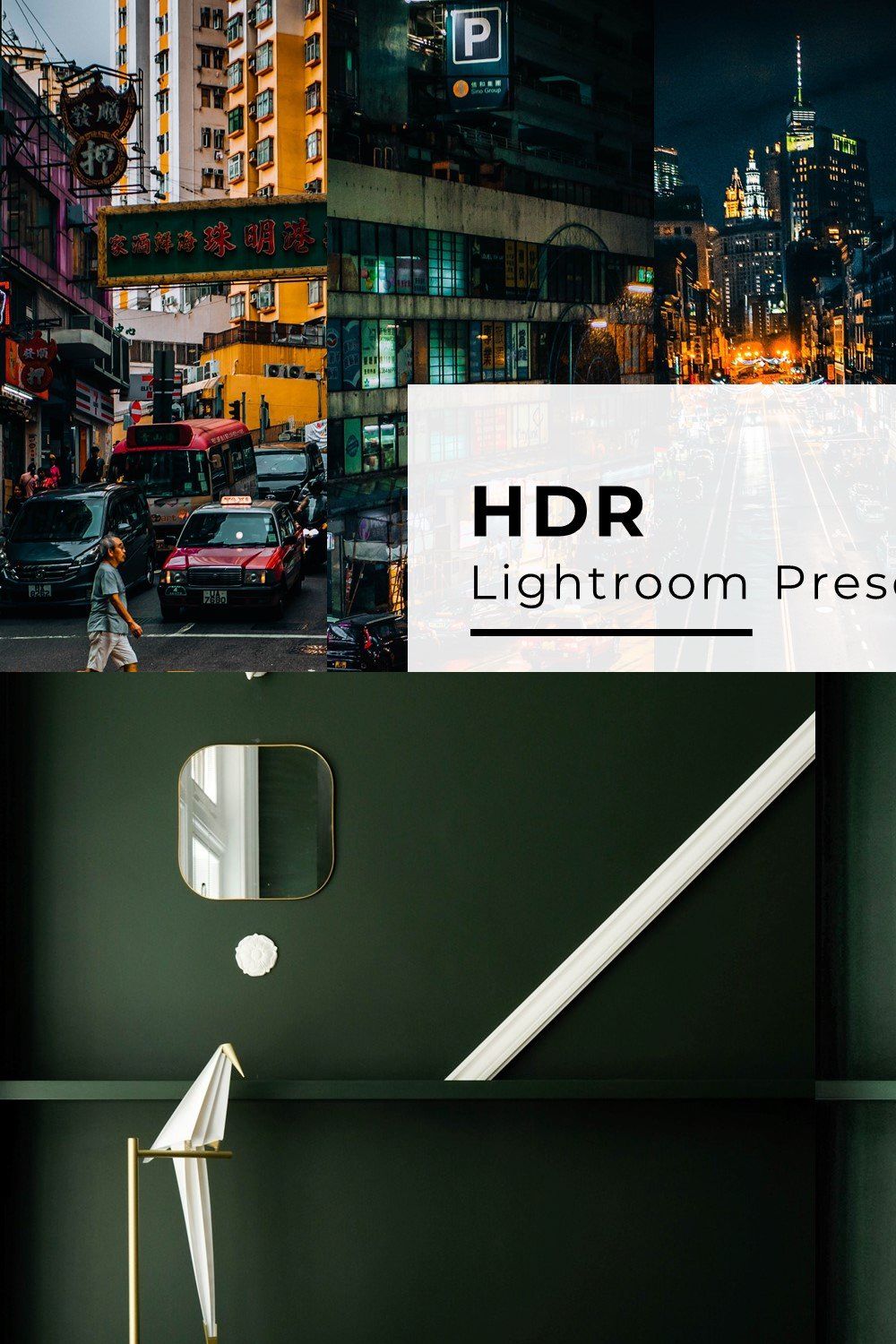 10+ HDR Lightroom Presets pinterest preview image.