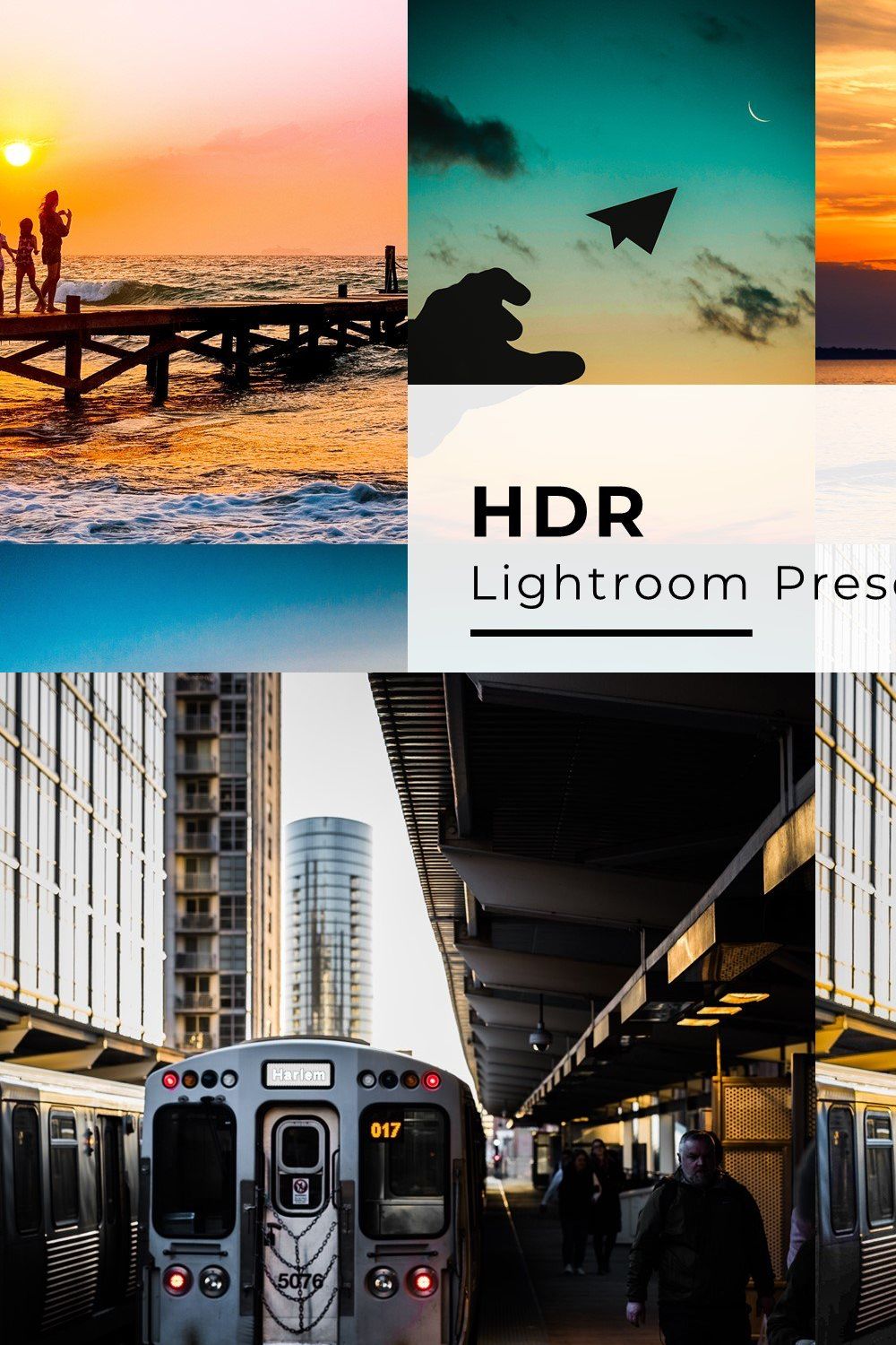 10 HDR Lightroom Presets pinterest preview image.