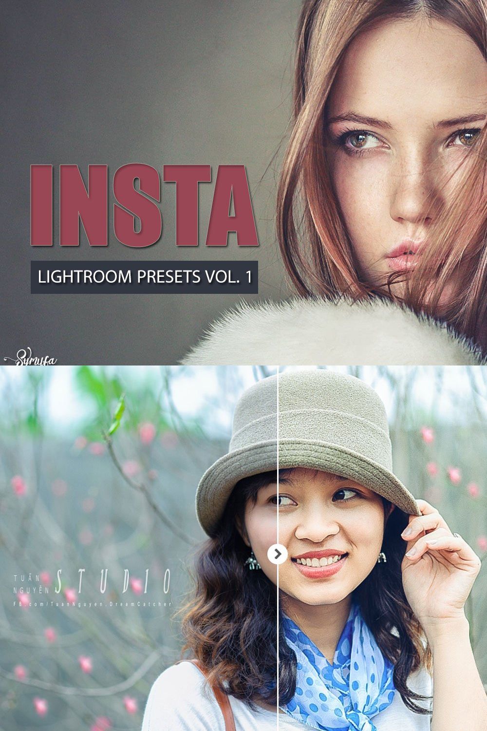 10 Insta Filter Lightroom Presets pinterest preview image.