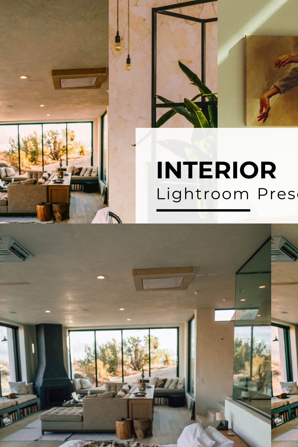 10+ Interior Lightroom Presets pinterest preview image.