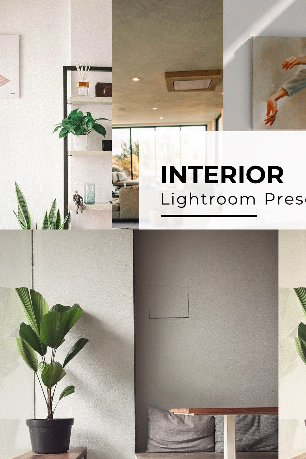 10+ Interior Lightroom Presets pinterest preview image.