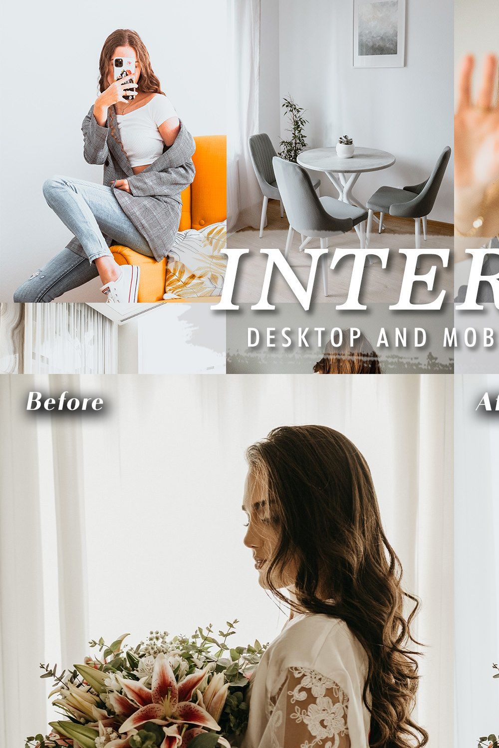 10 Interior Lightroom Presets pinterest preview image.