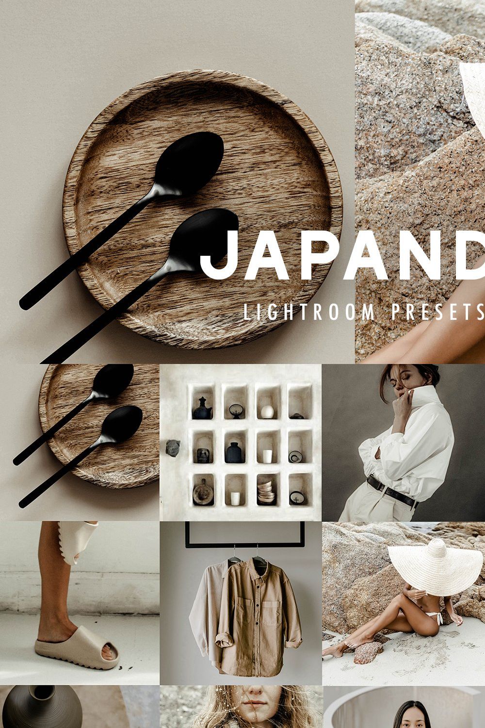 10 JAPANDI LIGHTROOM PRESETS pinterest preview image.