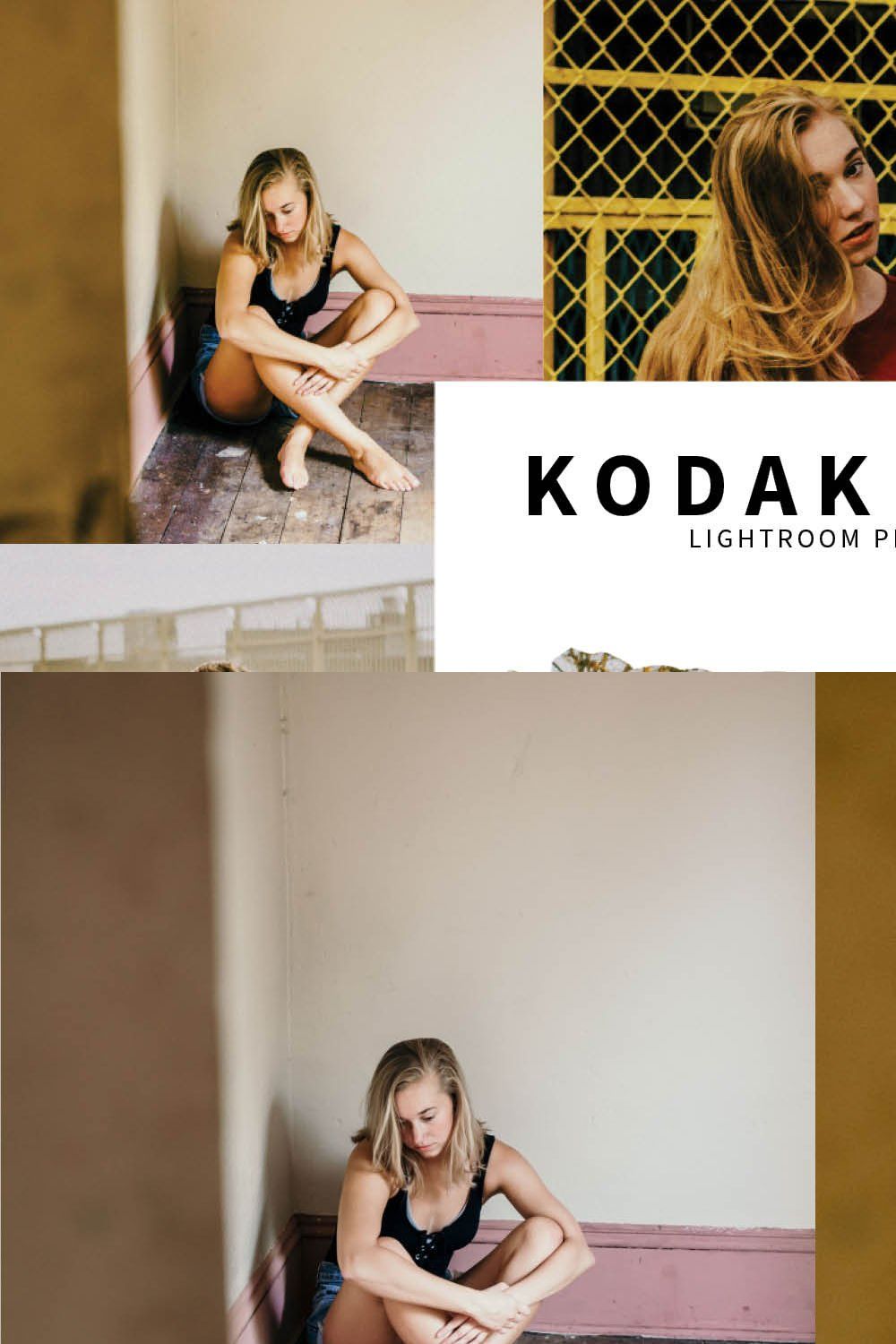 10 Kodak Film Lightroom Presets pinterest preview image.