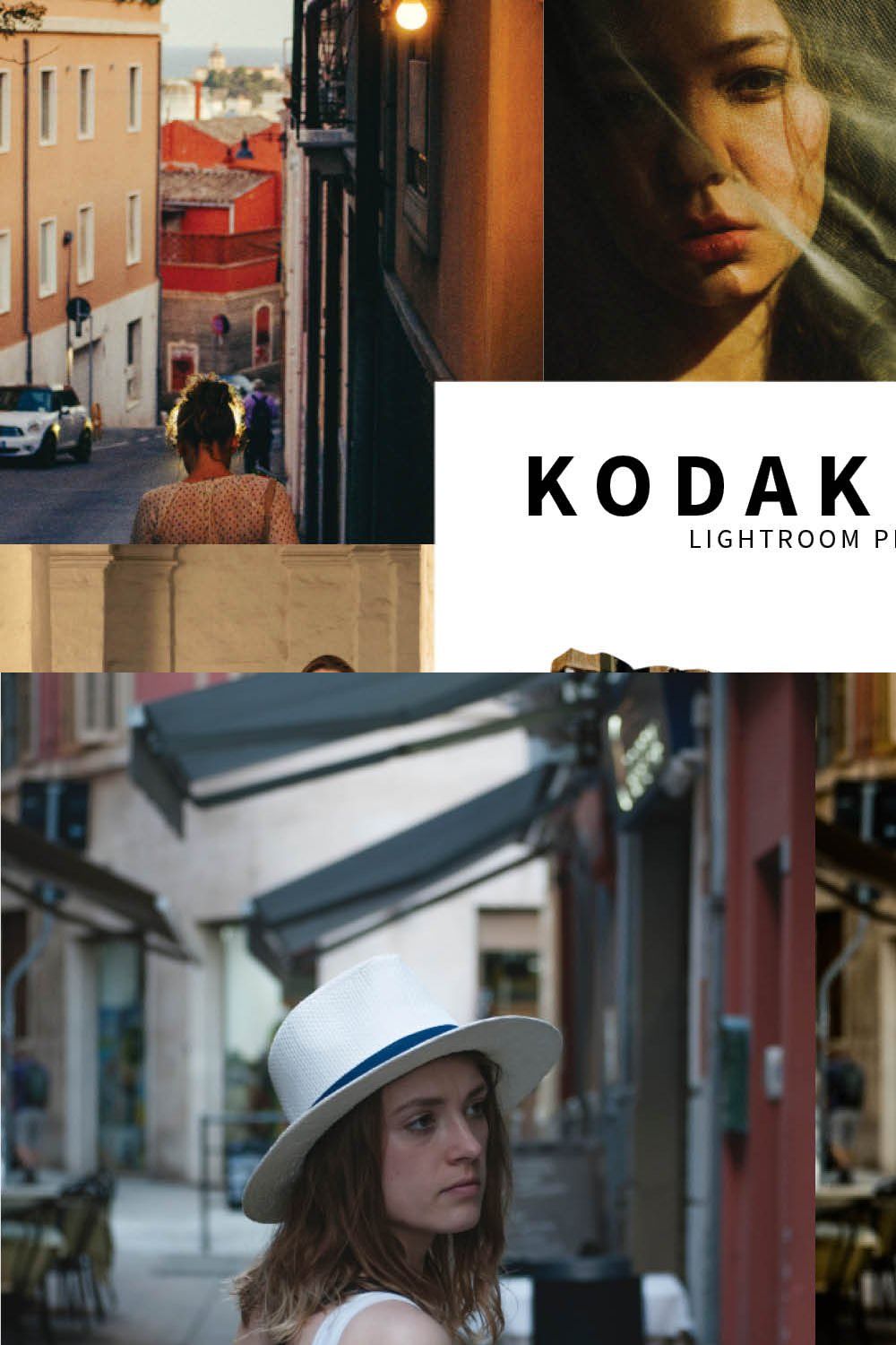 10 Kodak Film Lightroom Presets pinterest preview image.