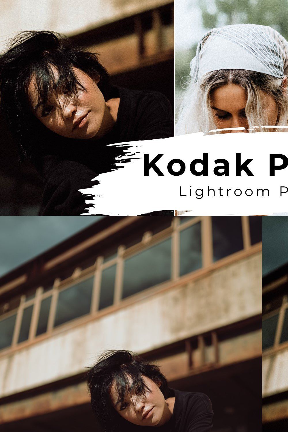 10 Kodak Portra Lightroom Presets pinterest preview image.