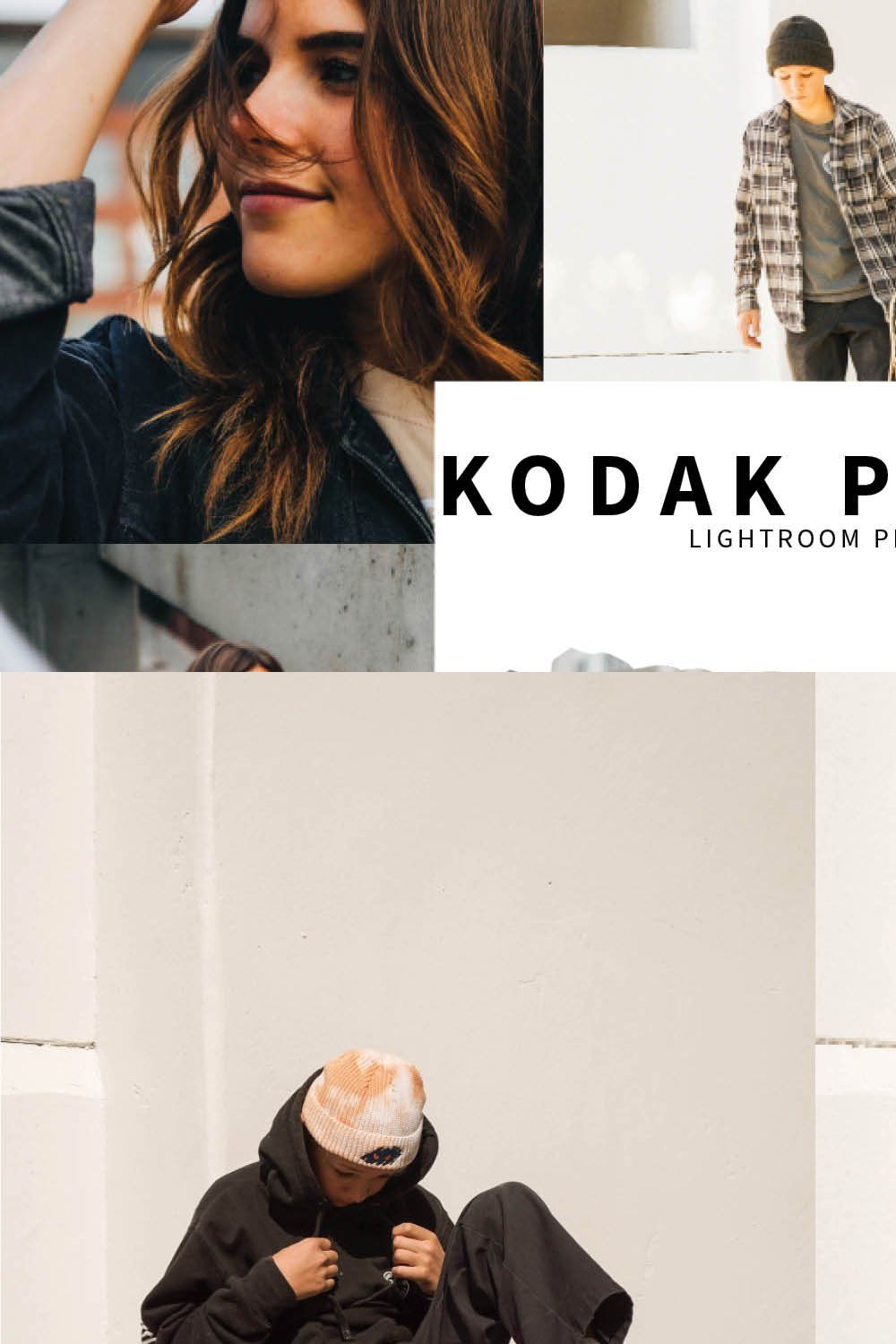 10 Kodak Portra Lightroom Presets pinterest preview image.