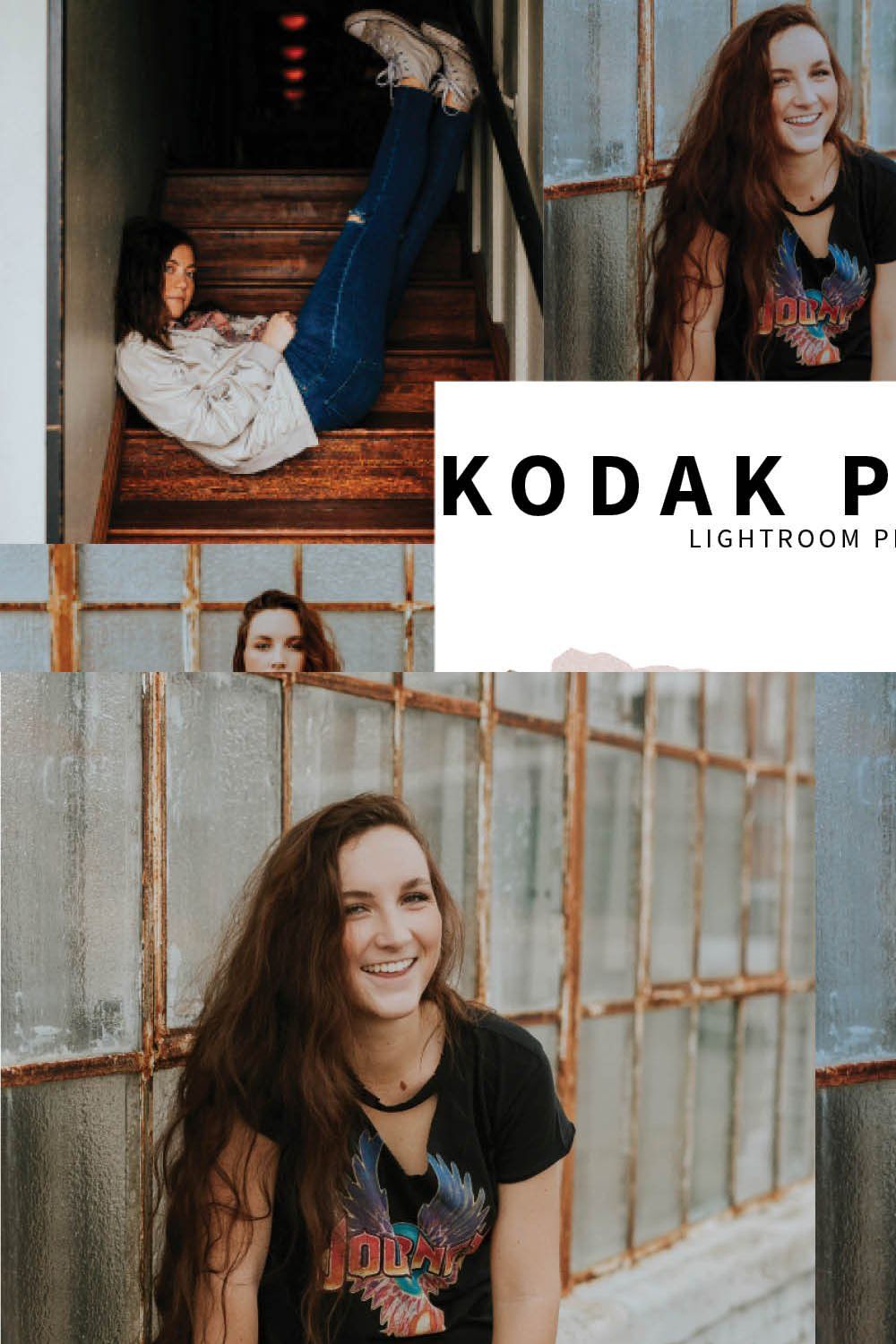 10 Kodak Portra Lightroom Presets pinterest preview image.