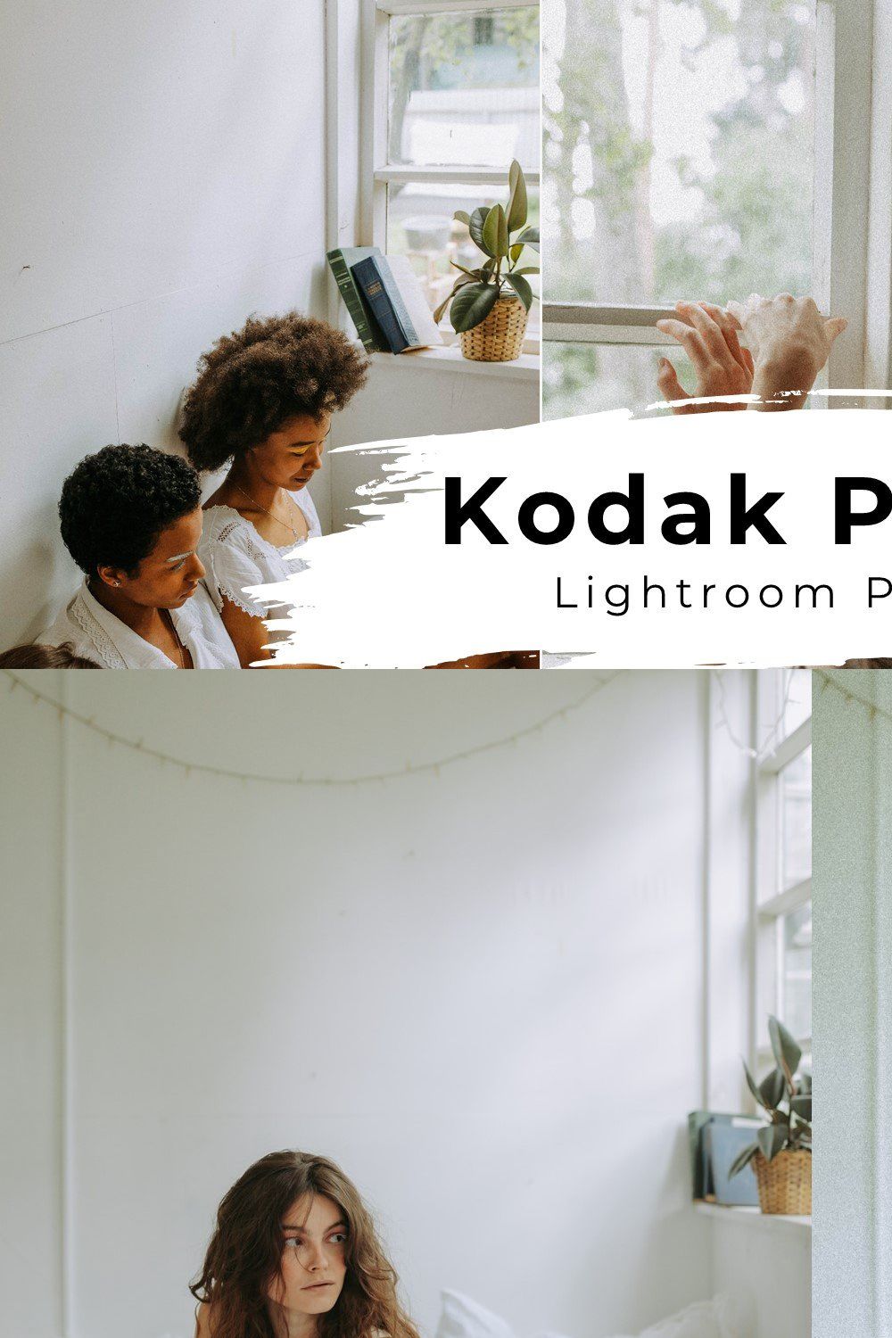 10 Kodak Portra Lightroom Presets pinterest preview image.