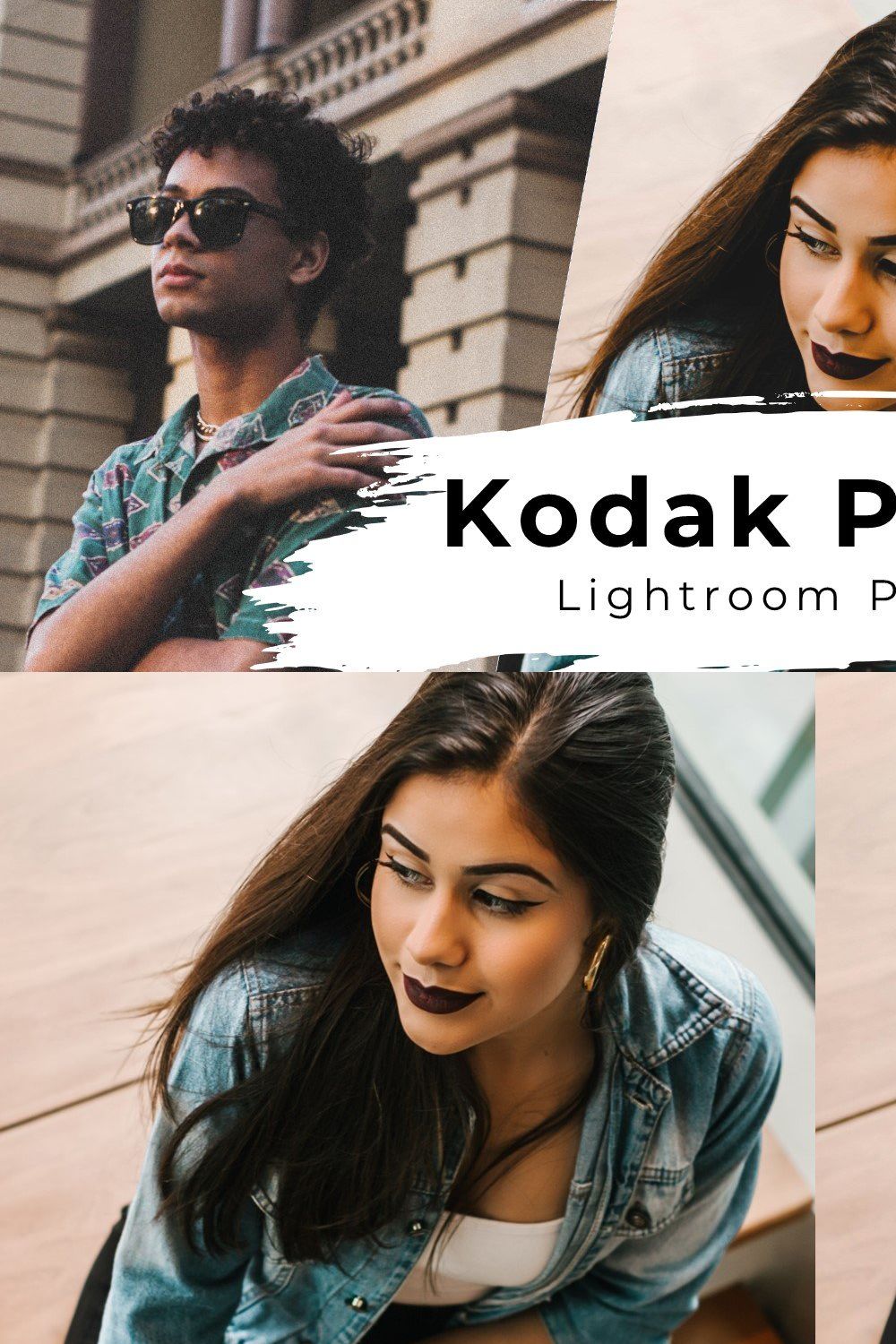 10 Kodak Portra Lightroom Presets pinterest preview image.