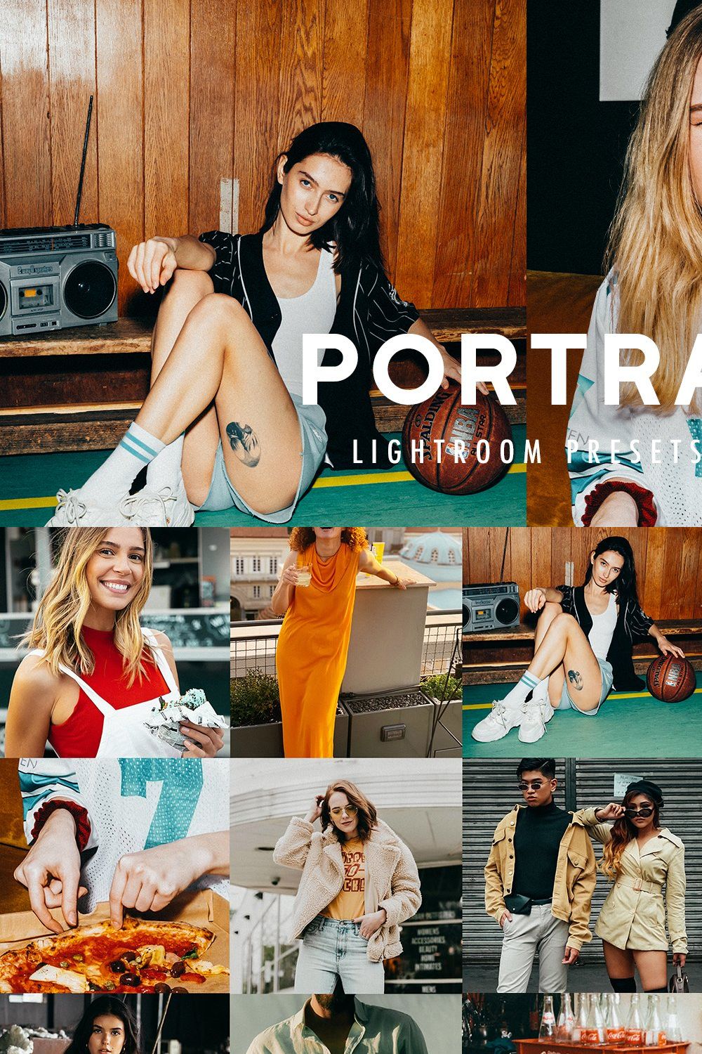 10 KODAK PORTRA LIGHTROOM PRESETS pinterest preview image.