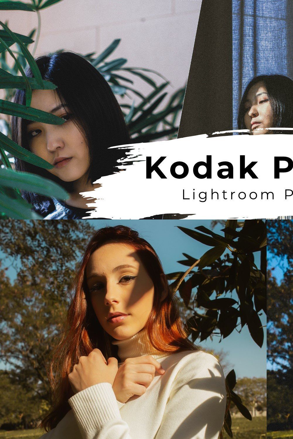 10 Kodak Portra Lightroom Presets pinterest preview image.