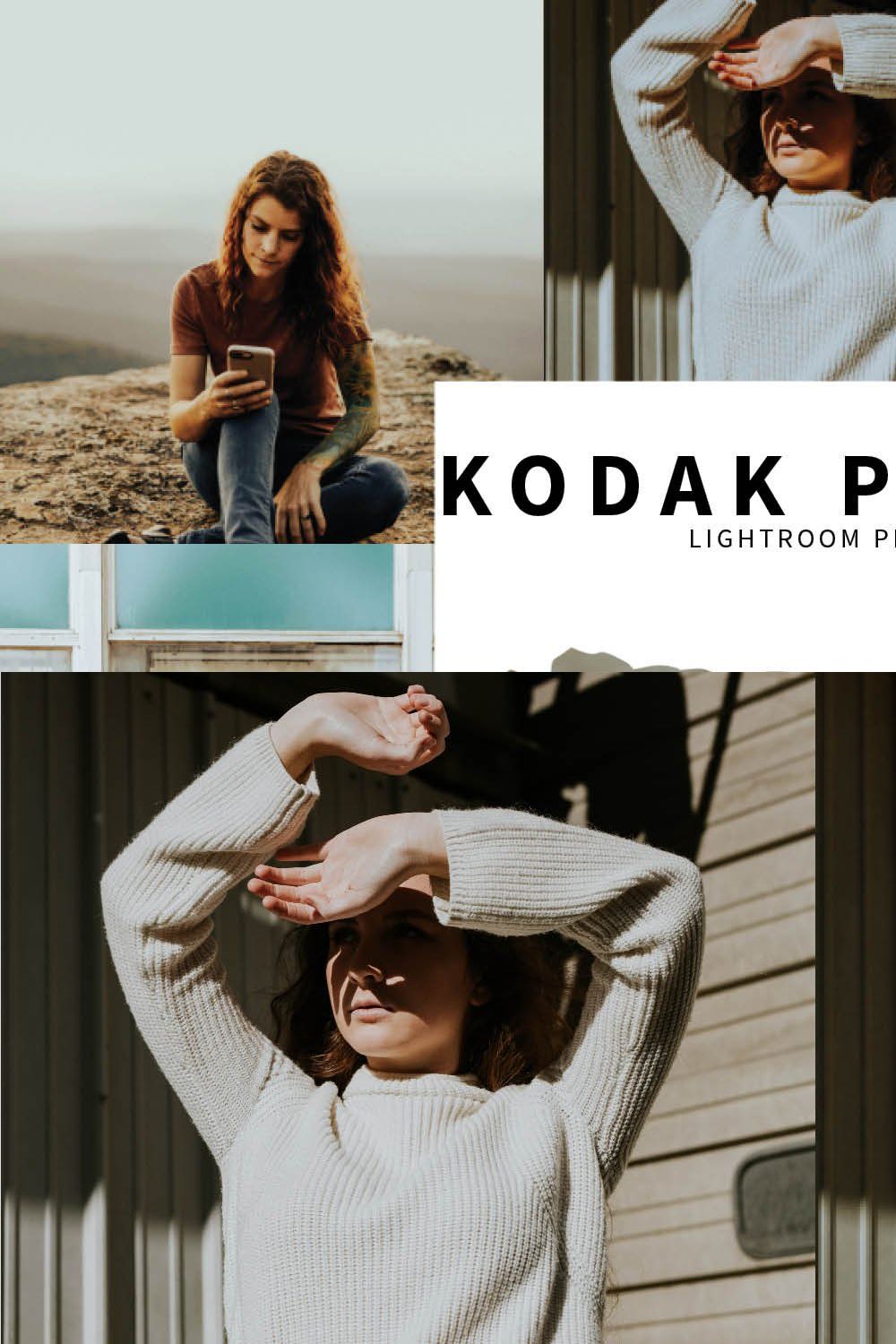 10 Kodak Portra Lightroom Presets pinterest preview image.