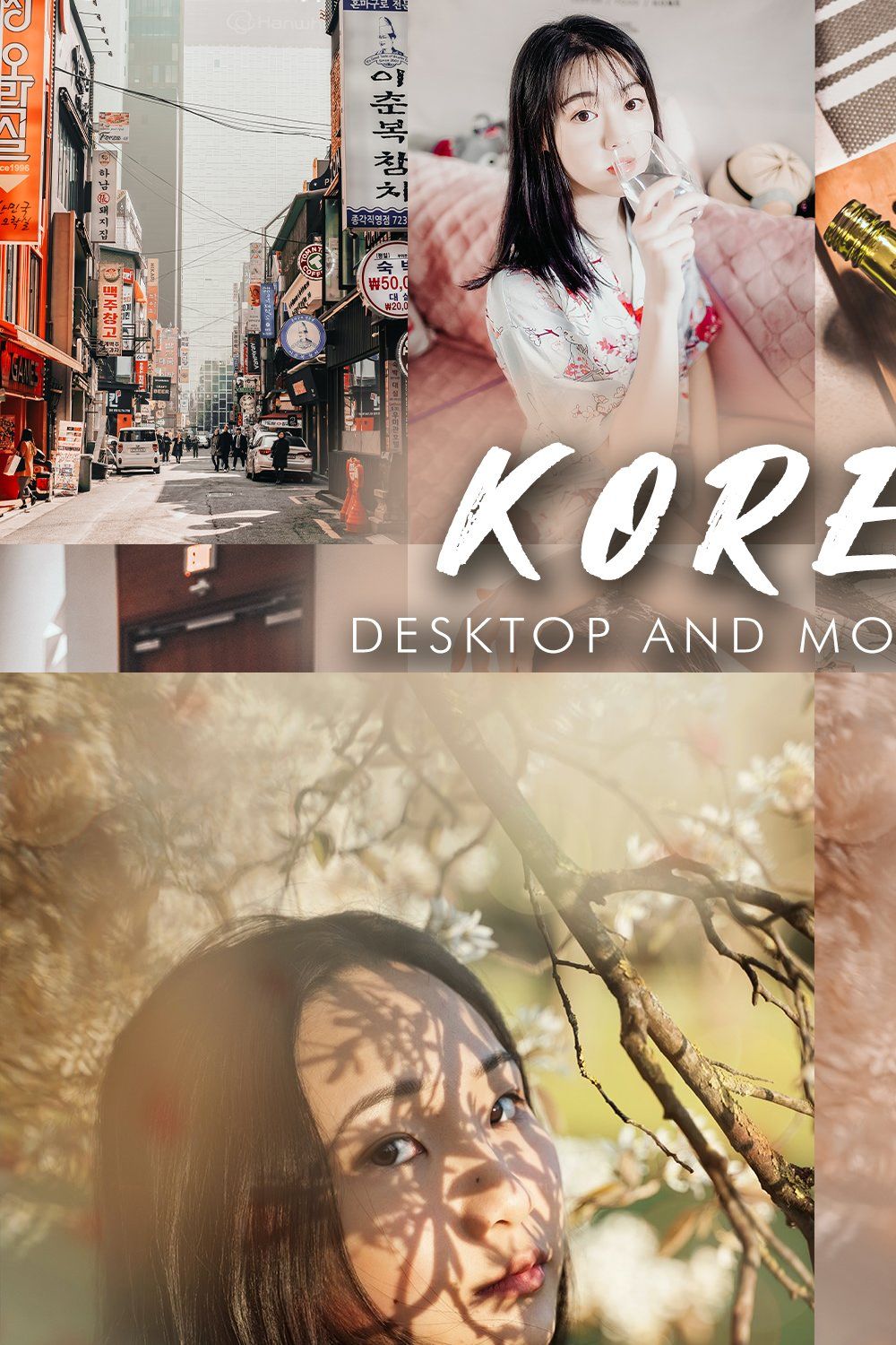 10 Korean Lightroom Presets pinterest preview image.