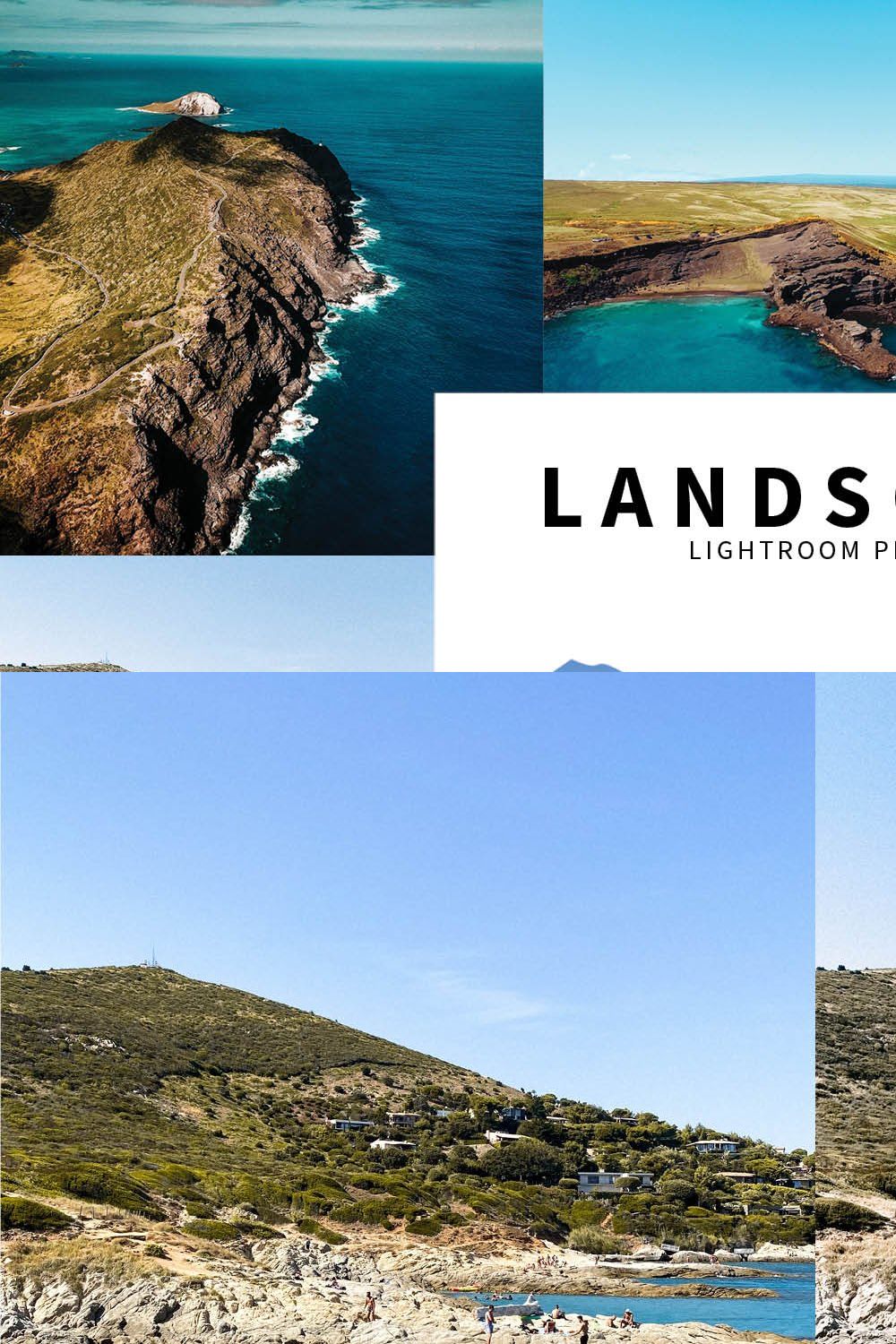 10 Landscape Lightroom Presets pinterest preview image.