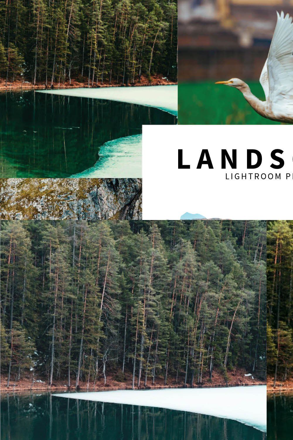 10 Landscape Lightroom Presets pinterest preview image.