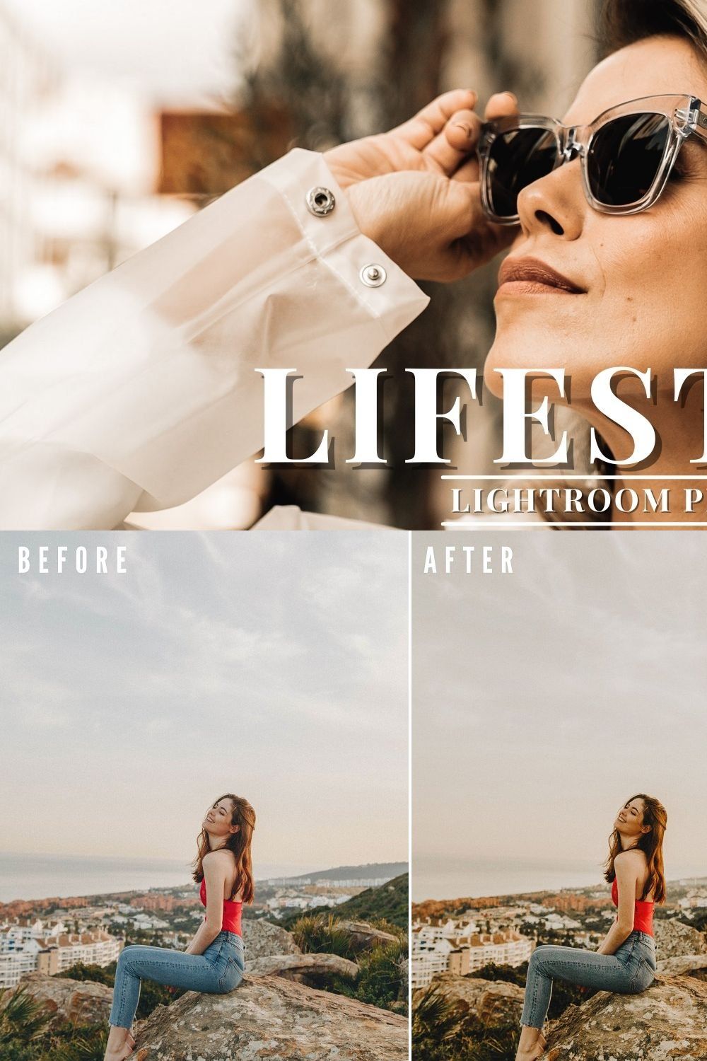 10 Lifestyle Lightroom Pesets pinterest preview image.