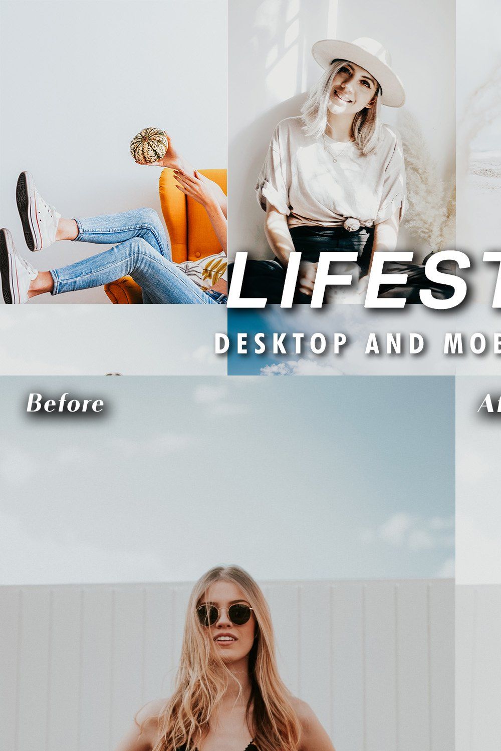 10 Lifestyle Lightroom Presets pinterest preview image.