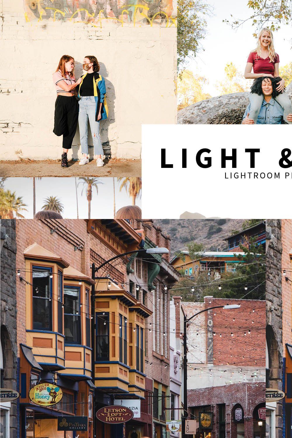 10 Light & Airy Lightroom Presets pinterest preview image.