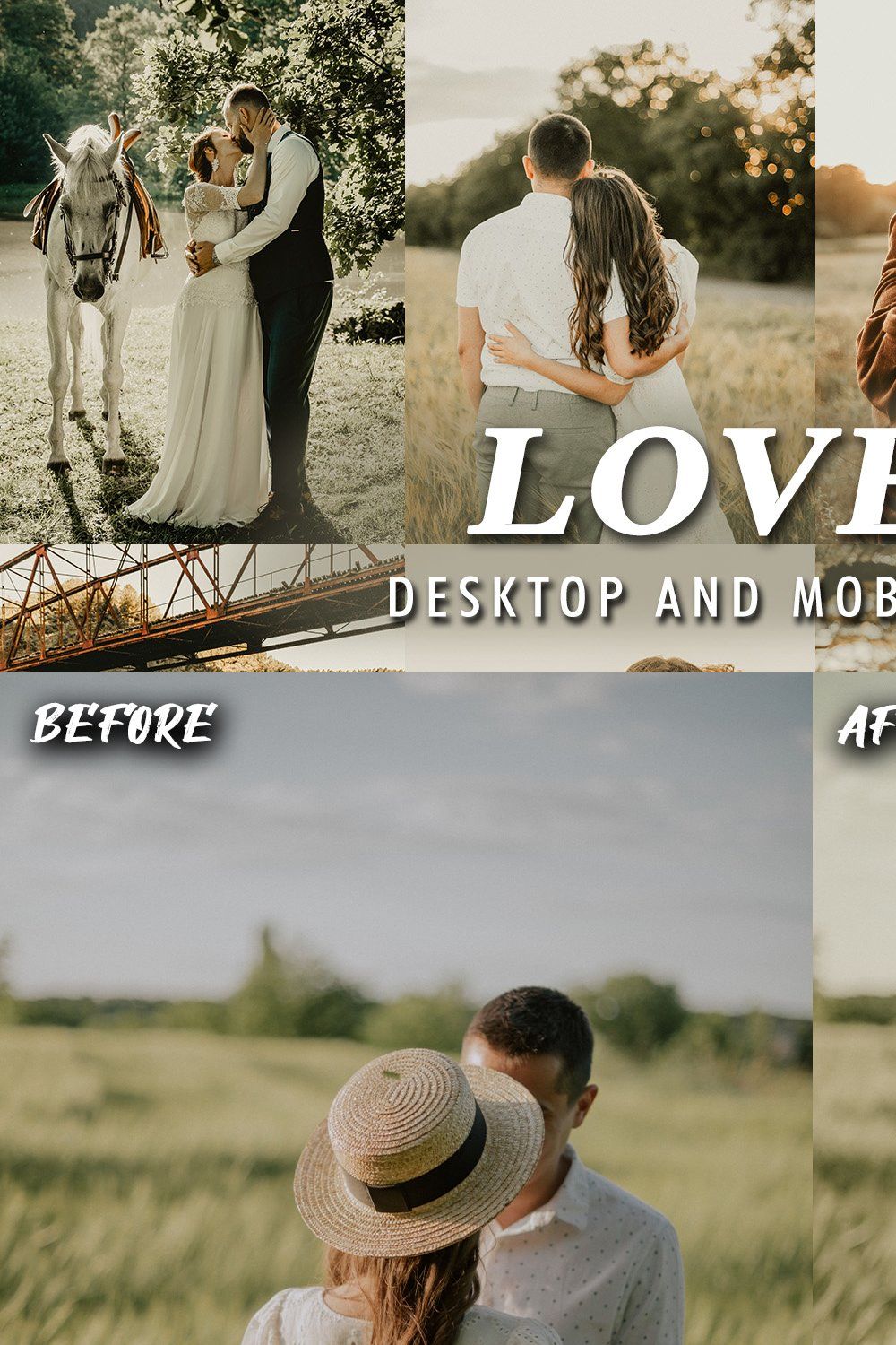 10 Lovers Lightroom Presets pinterest preview image.