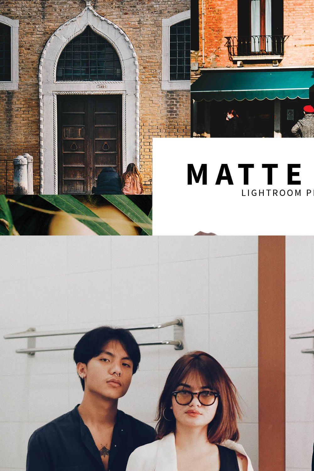 10 Matte Film Lightroom Presets pinterest preview image.