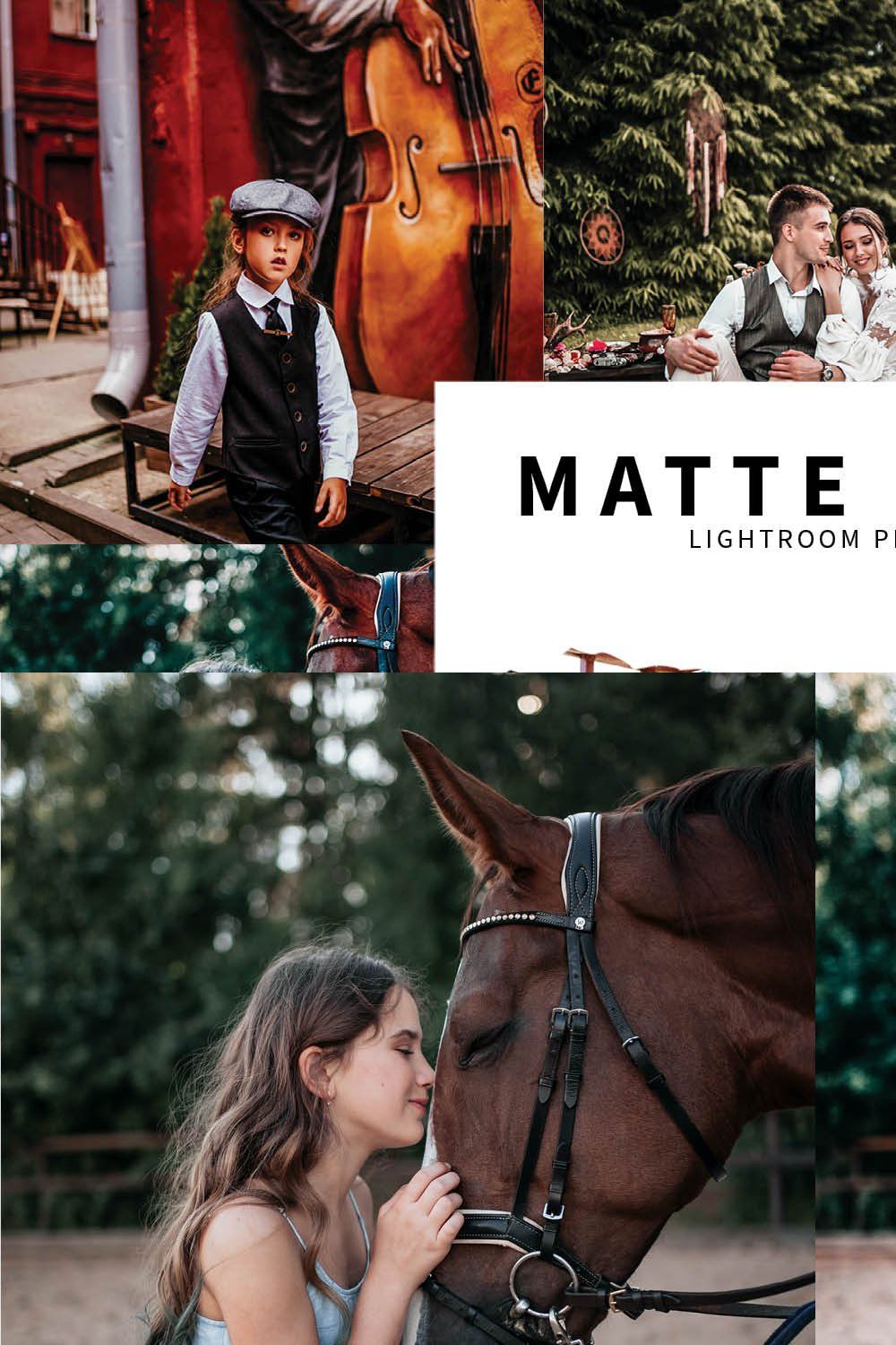 10 Matte Tone Lightroom Presets pinterest preview image.